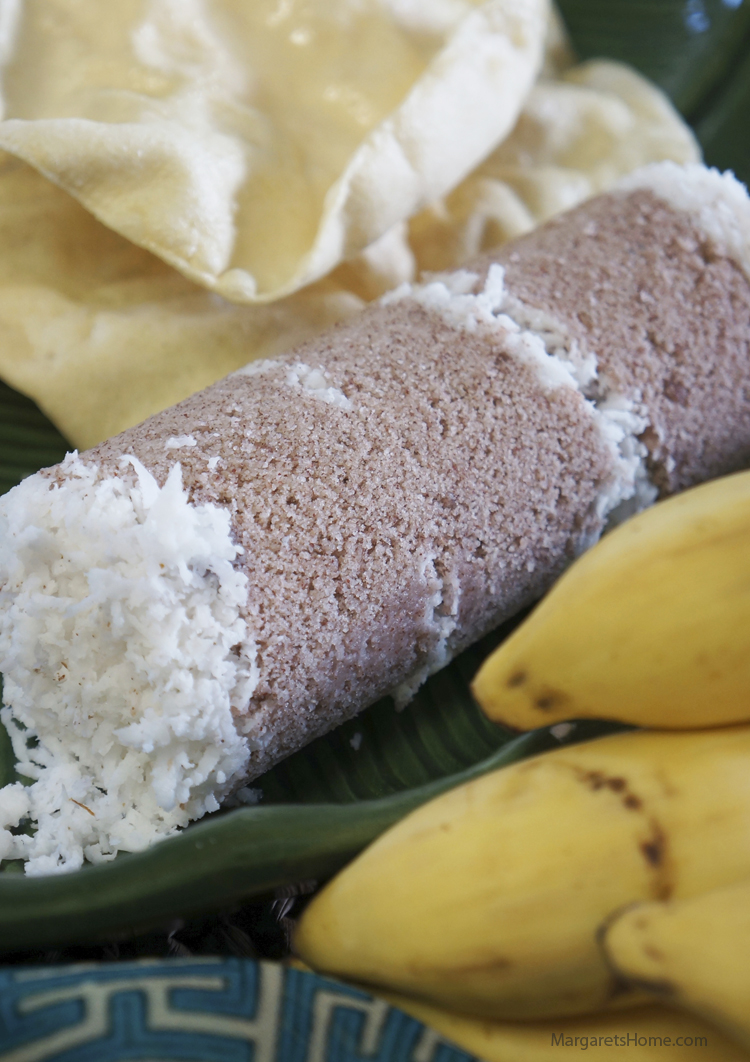 Puttu Pazham And Pappadam Steamed Rice Flour Cake With Coconut Margaret S Home,Smoked Prime Rib Rub Recipe